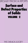 Surface and Defect Properties of Solids cover