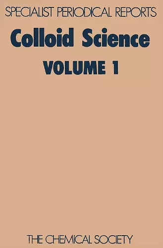 Colloid Science cover