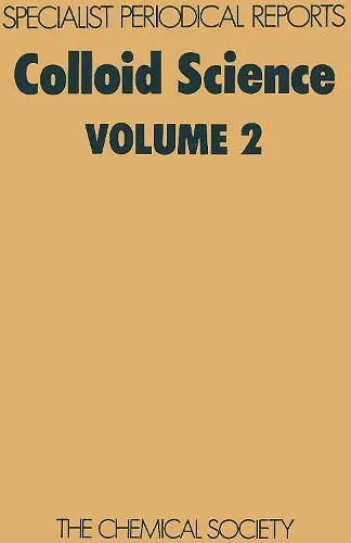 Colloid Science cover