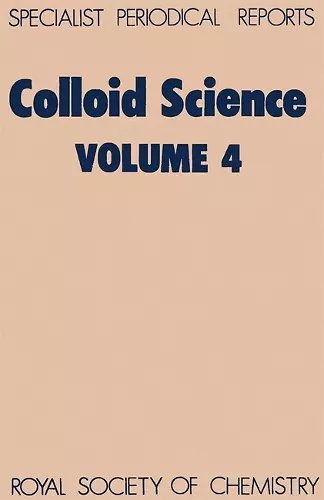 Colloid Science cover