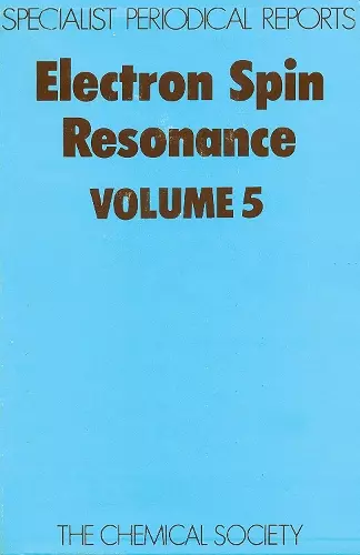 Electron Spin Resonance cover