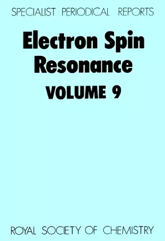 Electron Spin Resonance cover