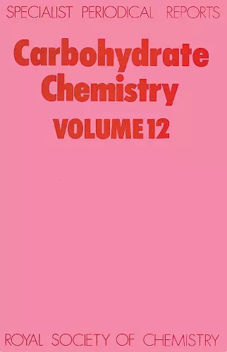 Carbohydrate Chemistry cover