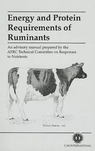 Energy and Protein Requirements of Ruminants cover