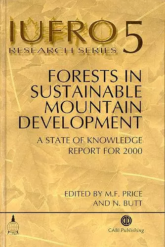 Forests in Sustainable Mountain Development cover