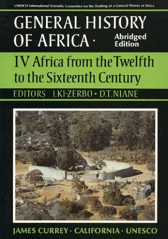 General History of Africa volume 4 [pbk abridged] cover