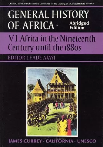 General History of Africa volume 6 [pbk abridged] cover