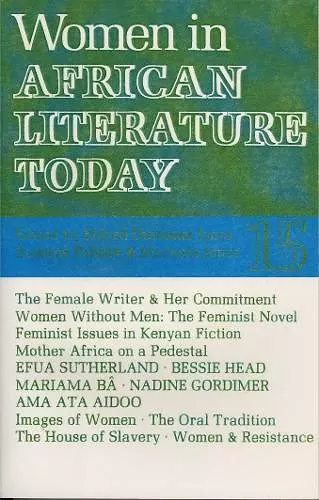 ALT 15 Women in African Literature Today cover