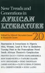 ALT 20 New Trends and Generations in African Literature cover