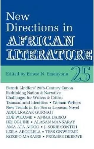 ALT 25 New Directions in African Literature cover