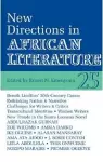 ALT 25 New Directions in African Literature cover