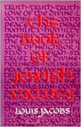The Book of Jewish Values cover