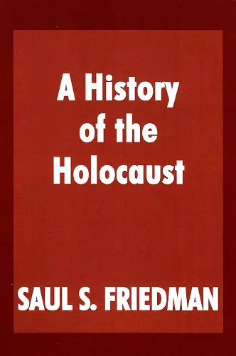 A History of the Holocaust cover