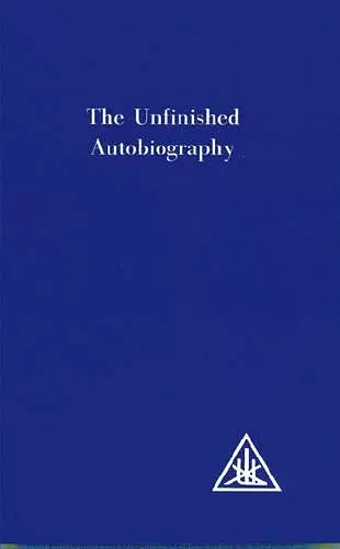 The Unfinished Autobiography cover