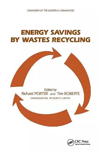 Energy Savings by Wastes Recycling cover