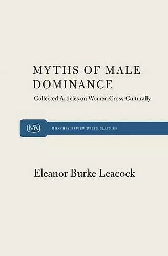 Myths of Male Dominance cover