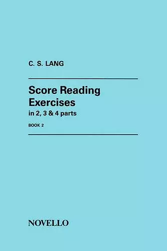 Score Reading Exercises Book 2 cover