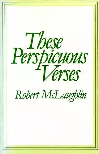 These Perspicuous Verses cover