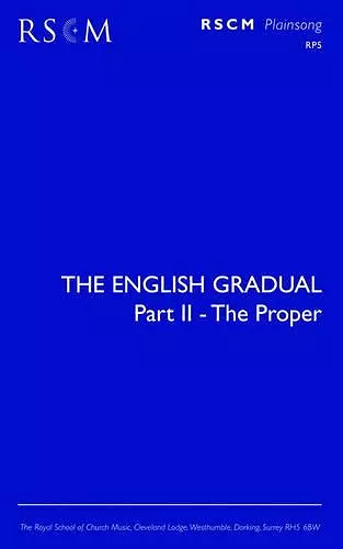 The English Gradual Part 2 - The Proper cover