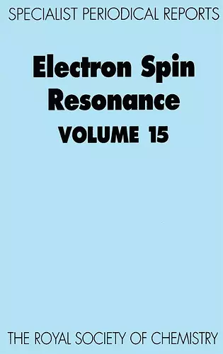 Electron Spin Resonance cover