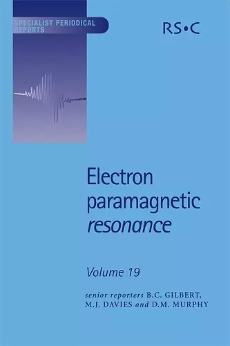 Electron Paramagnetic Resonance cover