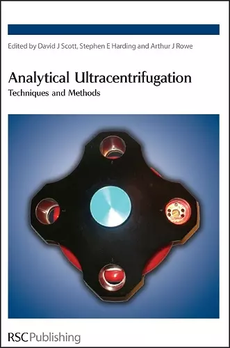 Analytical Ultracentrifugation cover