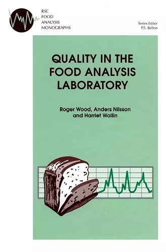 Quality in the Food Analysis Laboratory cover