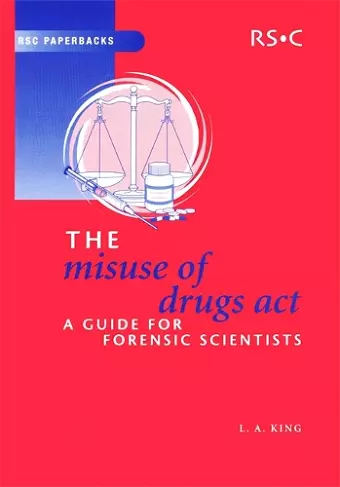 Misuse of Drugs Act cover