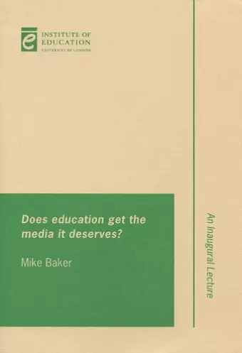 Does education get the media it deserves? cover