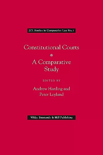 Constitutional Courts cover