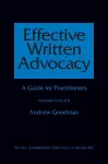 Effective Written Advocacy cover