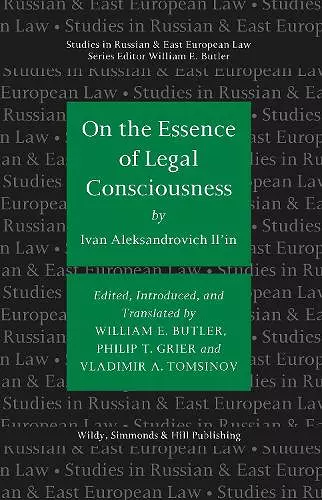 On the Essence of Legal Consciousness cover