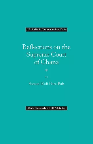 Reflections on the Supreme Court of Ghana cover