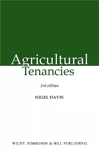 Agricultural Tenancies cover