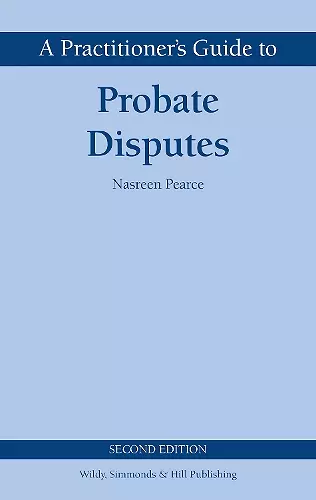 A Practitioner's Guide to Probate Disputes cover