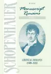 Schopenhauer: Manuscript Remains (V2) cover