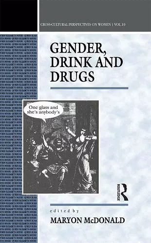 Gender, Drink and Drugs cover