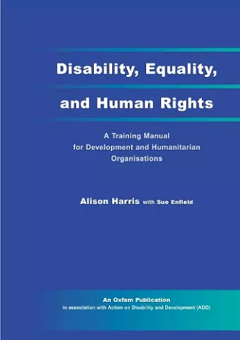 Disability, Equality and Human Rights cover