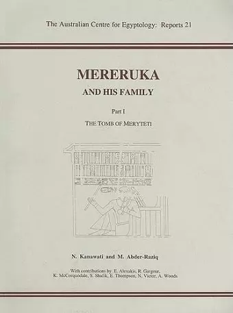 Mereruka and His Family, part 1 cover