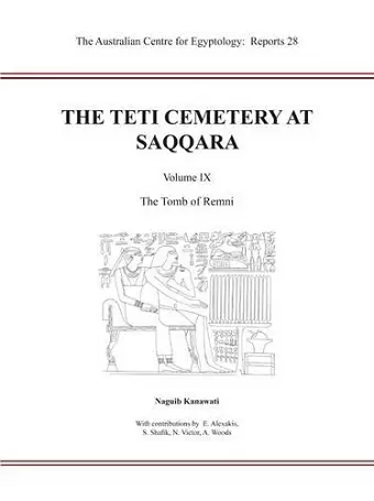 The Teti Cemetery at Saqqara, Vol. 9 cover