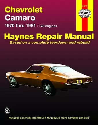 Chevrolet Camaro (70 - 81) cover