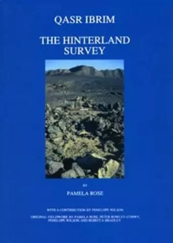 Qasr Ibrim: The Hinterland Survey cover