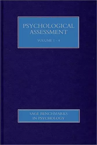 Psychological Assessment cover