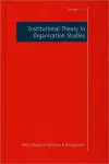 Institutional Theory in Organization Studies cover