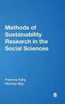 Methods of Sustainability Research in the Social Sciences cover