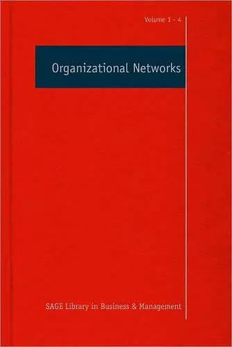 Organizational Networks cover