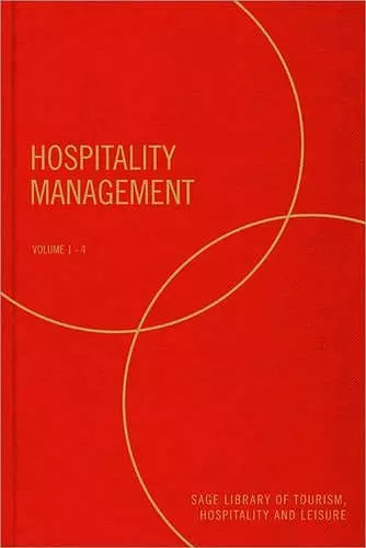 Hospitality Management cover