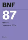 British National Formulary (BNF87) March 2024 cover
