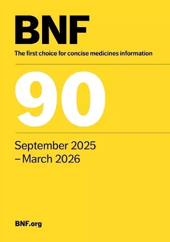 British National Formulary (BNF) 90 cover