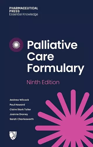 Palliative Care Formulary (PCF 9) cover